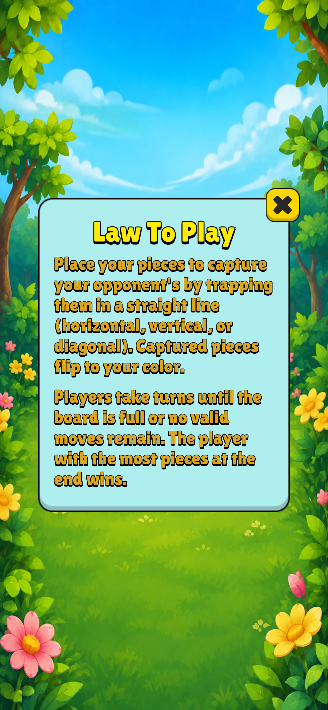 Bug Othello difficulty selection